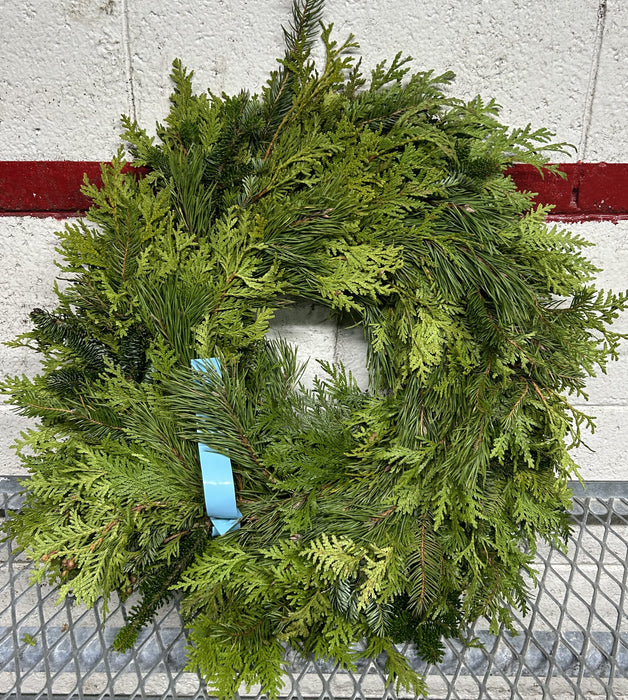 MIXED GREEN WREATHS (MULTIPLE SIZES AVAILABLE)