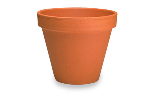 NATURAL CLAY POTS STANDARD - 4 sizes